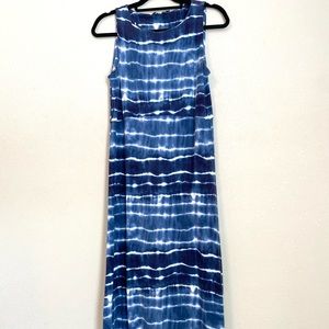 Tie dye maxi dress large